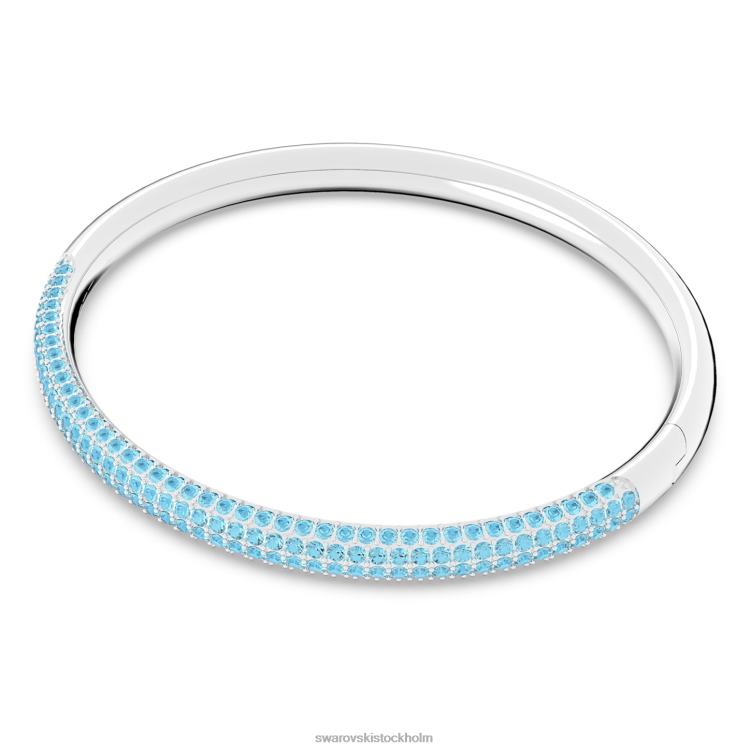 Swarovski armring av sten P28L615 Smycken blått, rostfritt stål