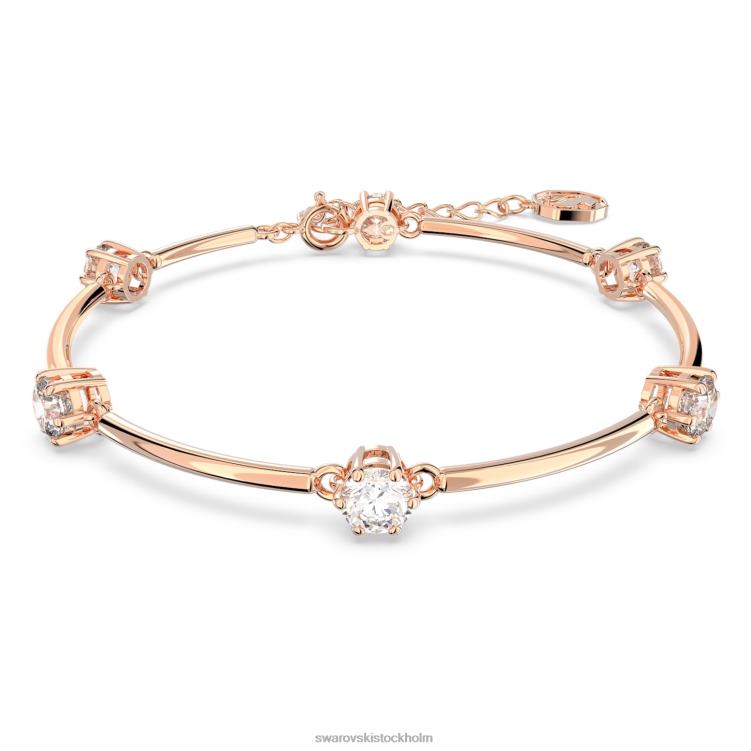 Swarovski constella armring P28L481 Smycken rund skuren, vit, roséguld pläterad
