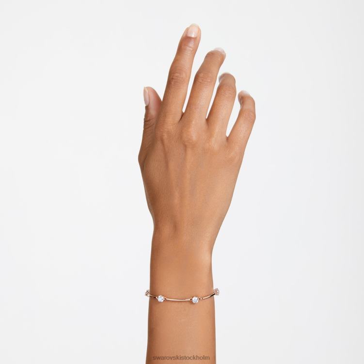 Swarovski constella armring P28L481 Smycken rund skuren, vit, roséguld pläterad