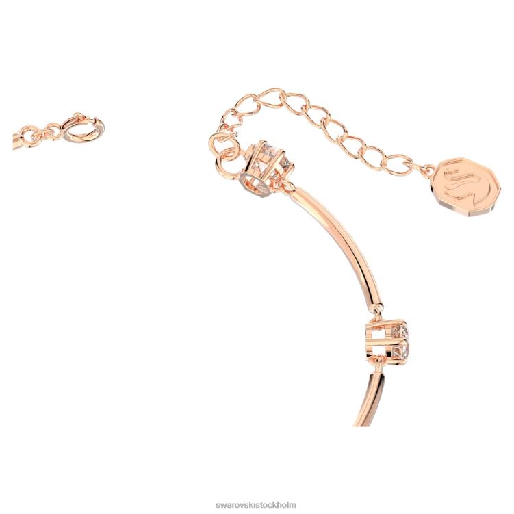 Swarovski constella armring P28L481 Smycken rund skuren, vit, roséguld pläterad