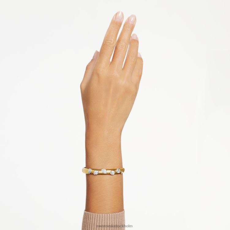 Swarovski dextera armring P28L631 Smycken blandade snitt, vit, guldfärgad
