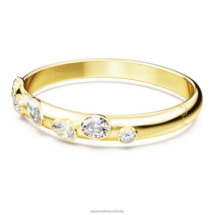 Swarovski dextera armring P28L631 Smycken blandade snitt, vit, guldfärgad