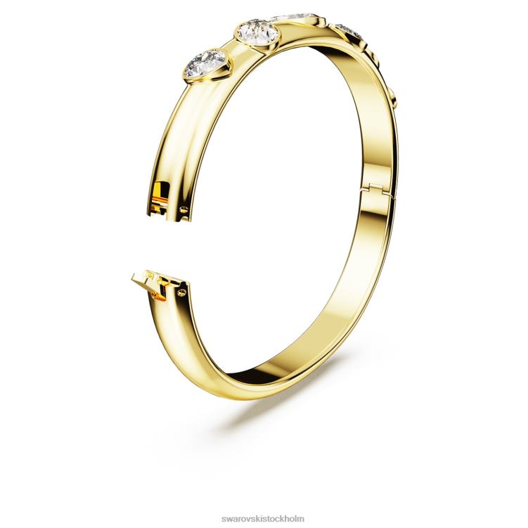 Swarovski dextera armring P28L631 Smycken blandade snitt, vit, guldfärgad