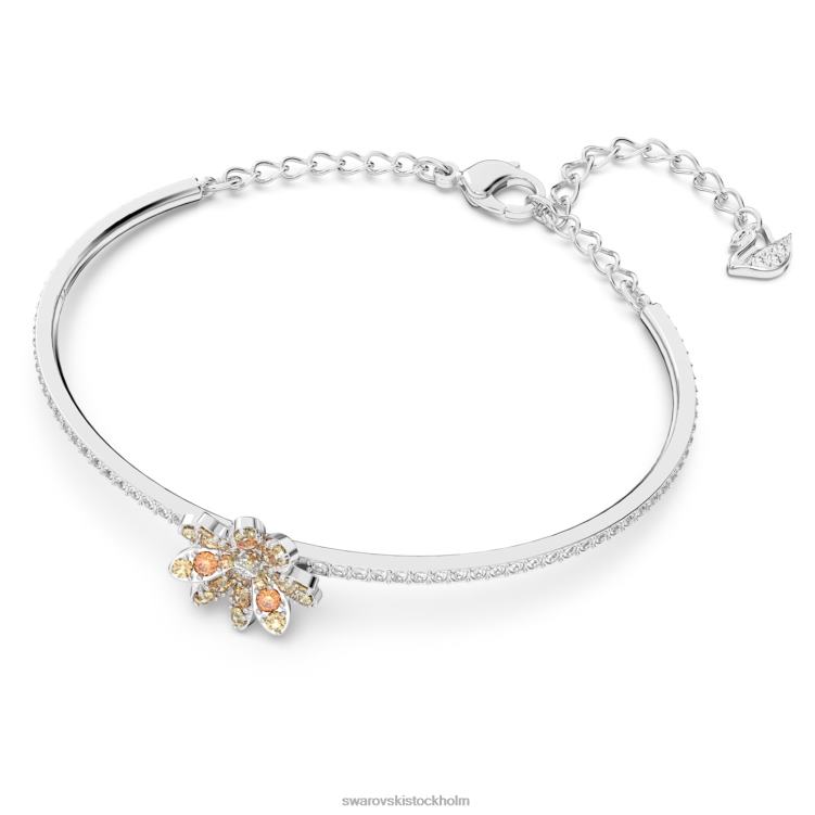 Swarovski evig blomarmring P28L629 Smycken blomma, flerfärgad, blandad metallfinish