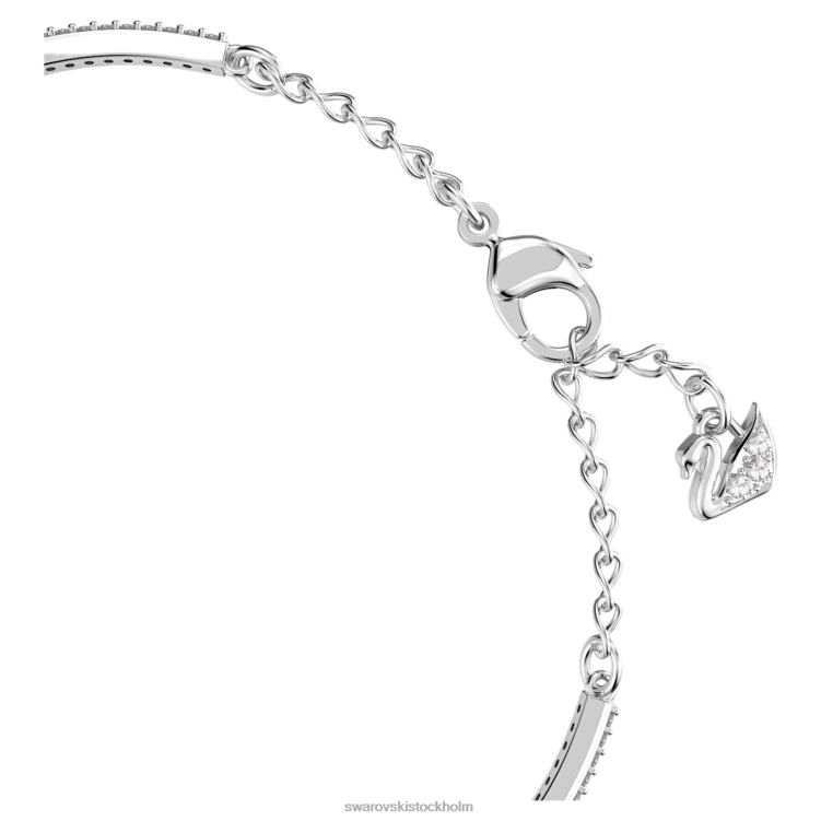 Swarovski glittrande dansarmband P28L641 Smycken klöver, blå, rodiumpläterad