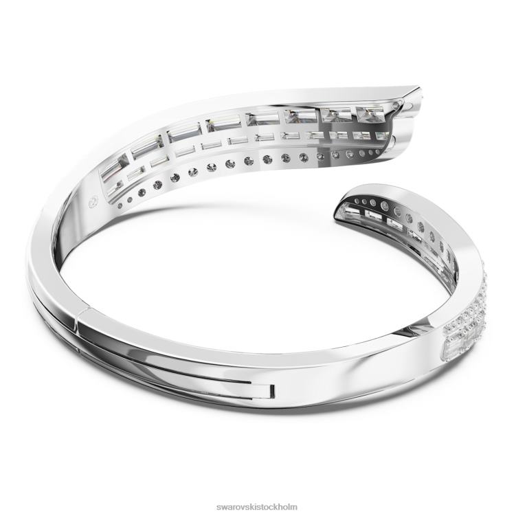 Swarovski hyperbelarmband P28L591 Smycken kolneutral zirkoniumoxid, blandade snitt, vit, rodiumpläterad