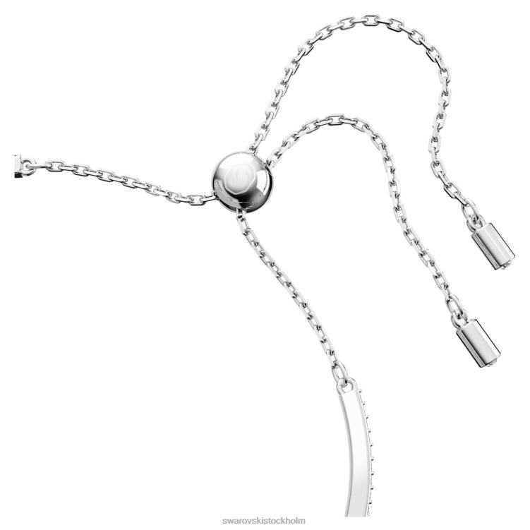 Swarovski ikonisk svanarmring P28L521 Smycken svan, blå, rodiumpläterad