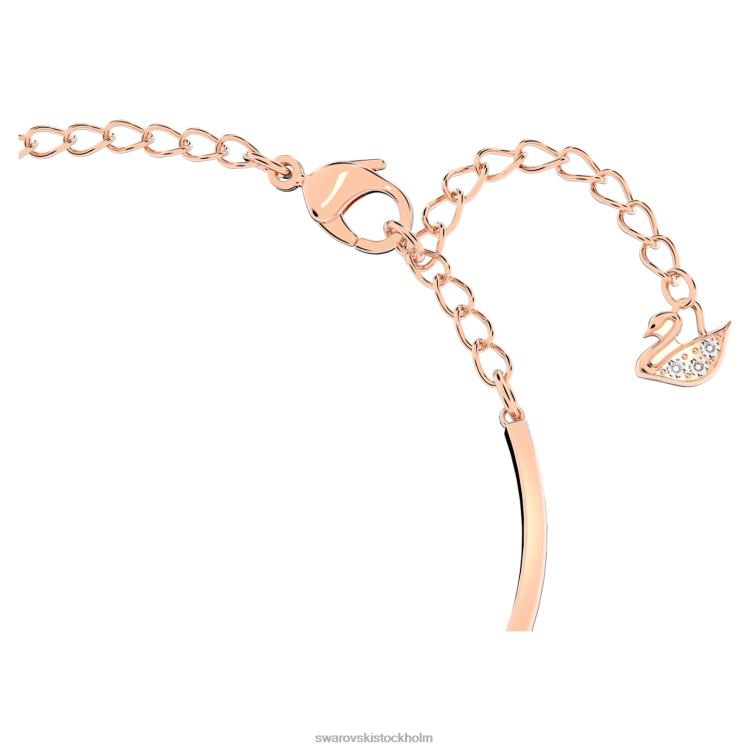 Swarovski infinity armring P28L499 Smycken oändlighet och hjärta, vit, blandad metallfinish