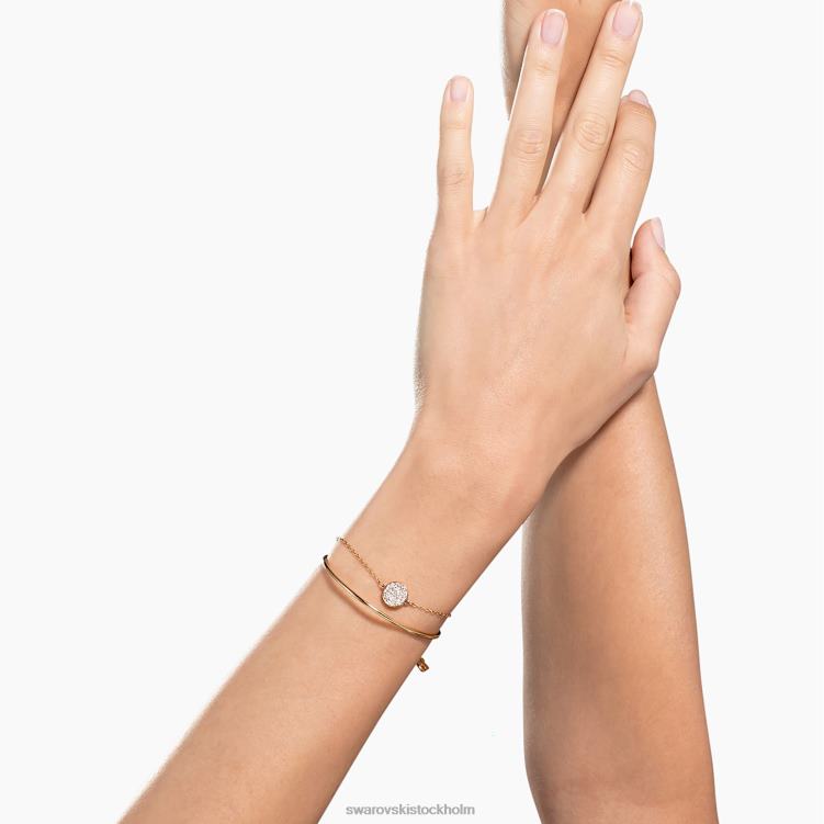 Swarovski ingefära armring P28L597 Smycken vit, roséguld pläterad