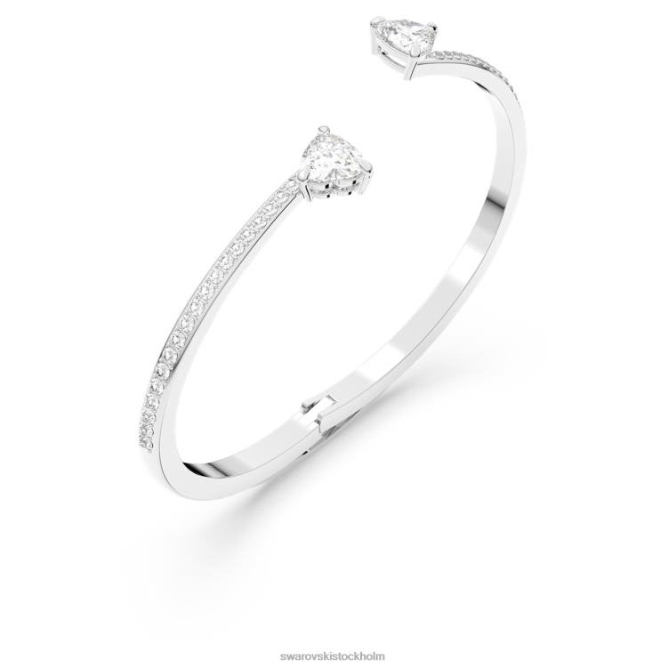 Swarovski locka soul armring P28L620 Smycken hjärta, vit, rodiumpläterad