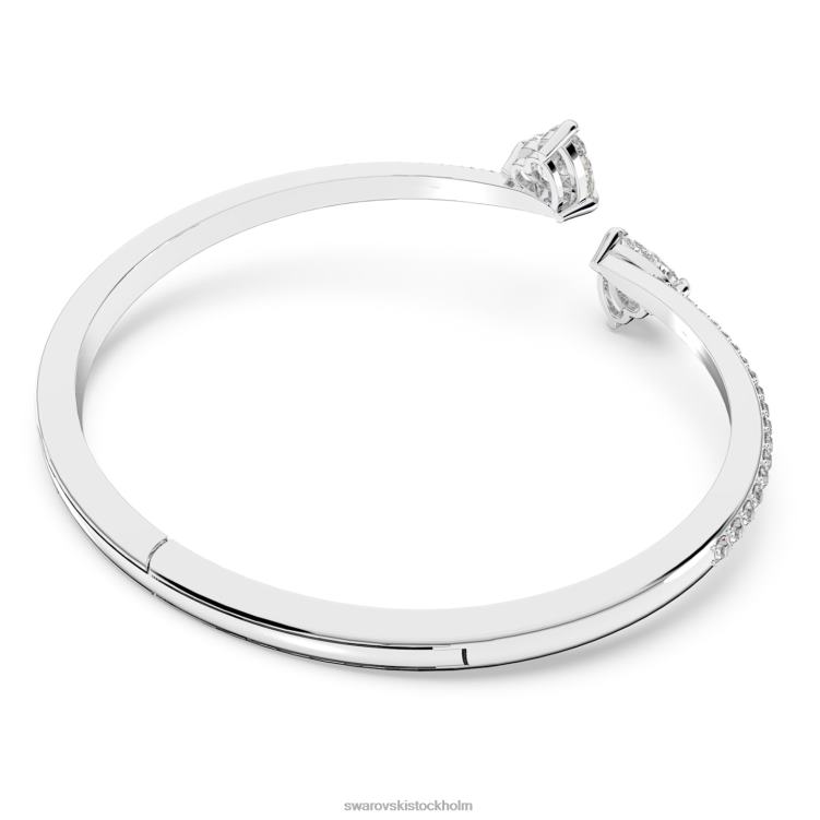 Swarovski locka soul armring P28L620 Smycken hjärta, vit, rodiumpläterad