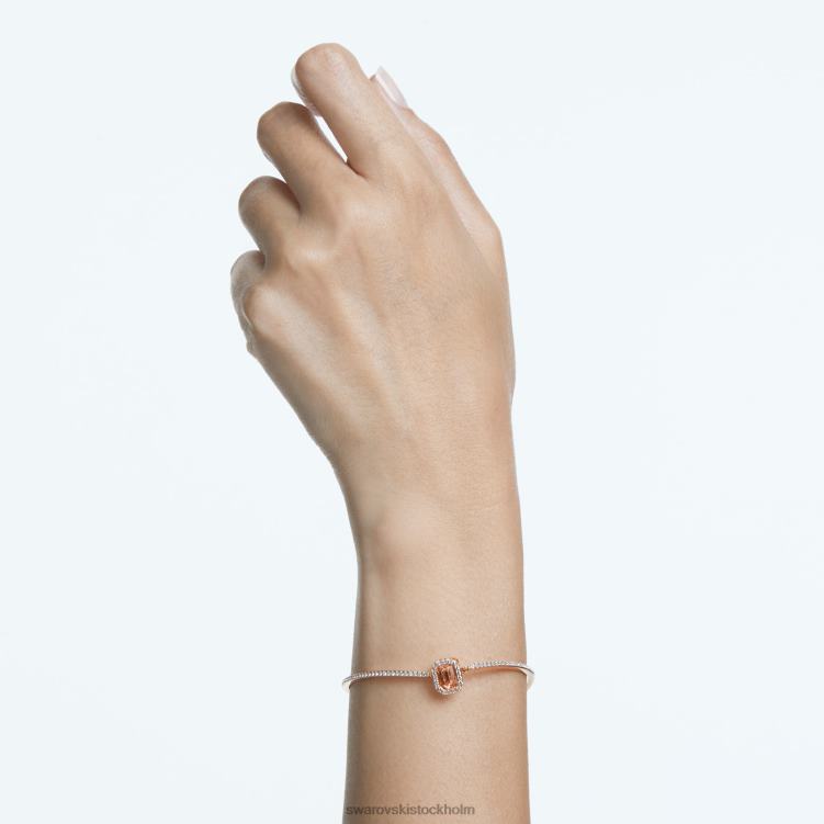 Swarovski millenia armring P28L503 Smycken octagon cut, pave, rosa, roséguld pläterad
