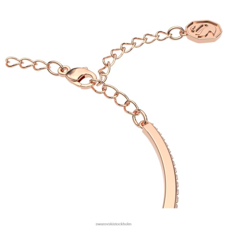 Swarovski millenia armring P28L523 Smycken åttkantsskuren, bana, grön, roséguld pläterad