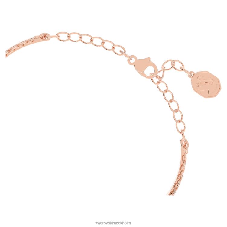 Swarovski signum armring P28L639 Smycken svan, vit, roséguld pläterad