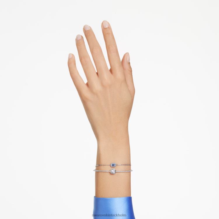 Swarovski stilla armring P28L633 Smycken blandade snitt, blå, rodiumpläterade