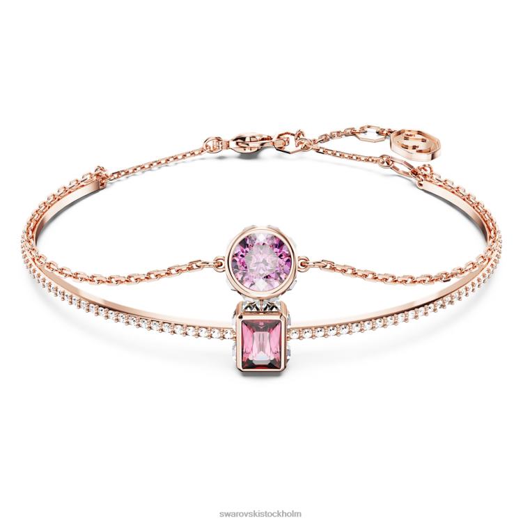 Swarovski stilla armring P28L634 Smycken blandade snitt, rosa, roséguld pläterad