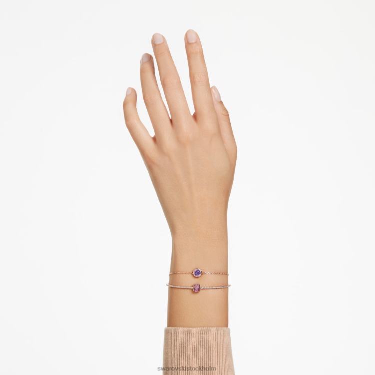 Swarovski stilla armring P28L634 Smycken blandade snitt, rosa, roséguld pläterad