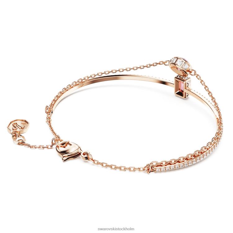 Swarovski stilla armring P28L634 Smycken blandade snitt, rosa, roséguld pläterad