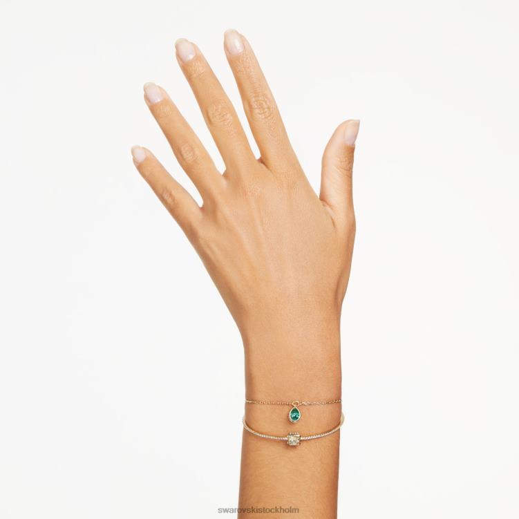 Swarovski stilla armring P28L635 Smycken blandade snitt, flerfärgade, guldfärgade