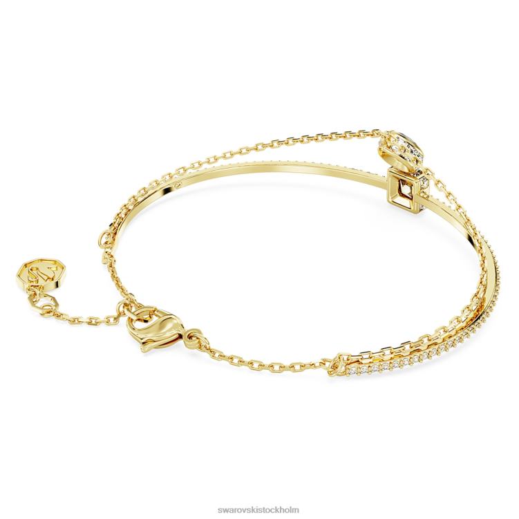 Swarovski stilla armring P28L635 Smycken blandade snitt, flerfärgade, guldfärgade