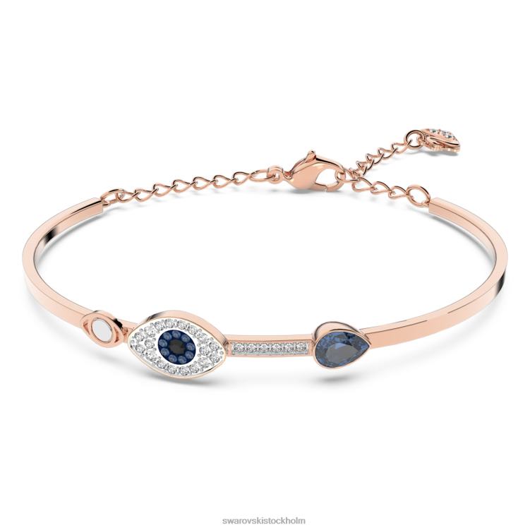Swarovski symbolisk armring P28L590 Smycken onda ögat, blått, blandad metallfinish