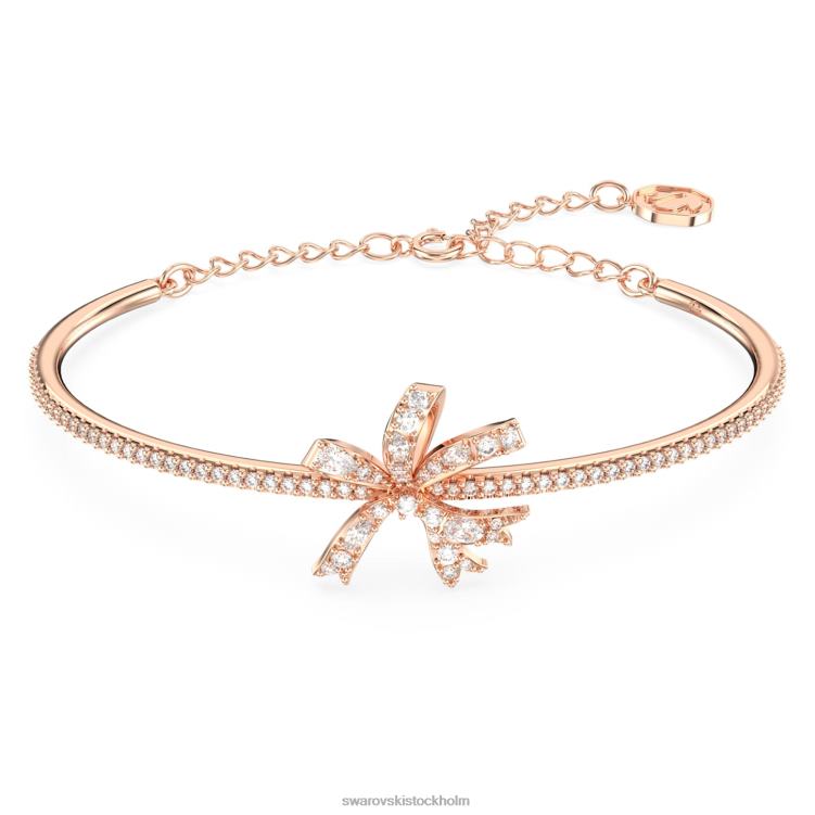 Swarovski volta armring P28L510 Smycken rosett, vit, roséguld pläterad