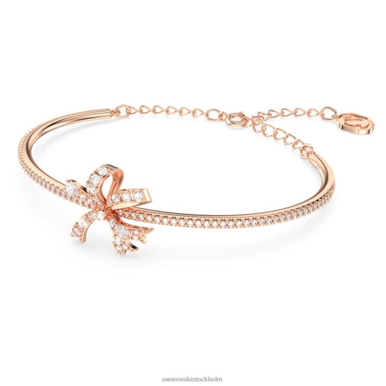 Swarovski volta armring P28L510 Smycken rosett, vit, roséguld pläterad