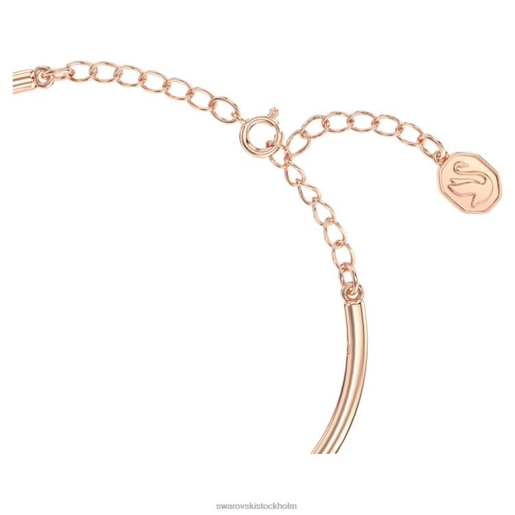Swarovski volta armring P28L510 Smycken rosett, vit, roséguld pläterad