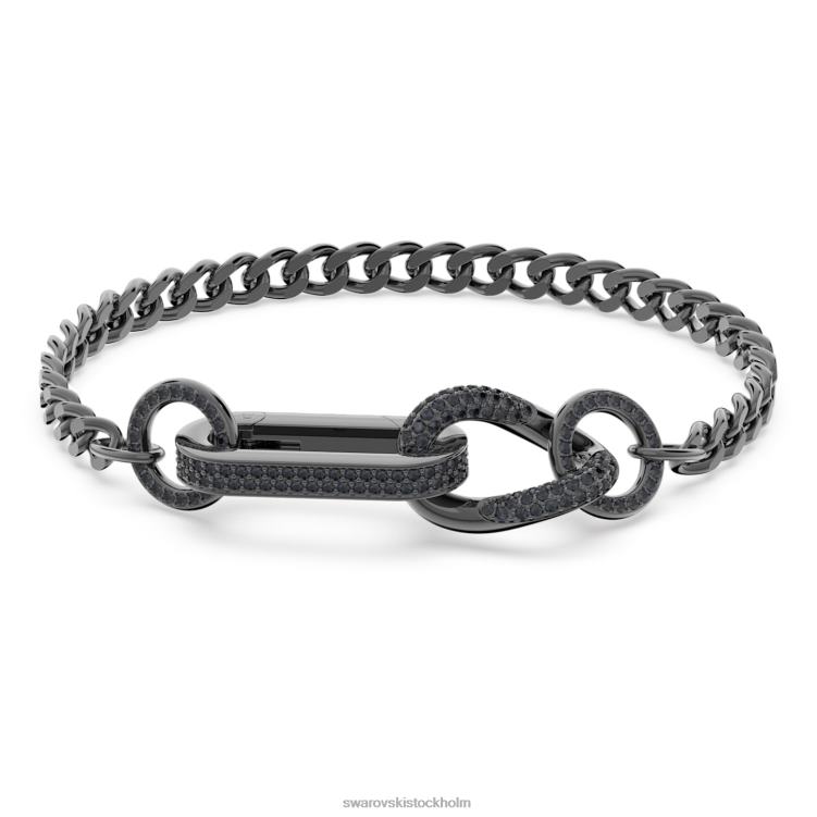 Swarovski dextera armband P28L428 Smycken bana, blandade länkar, svart, ruteniumpläterad