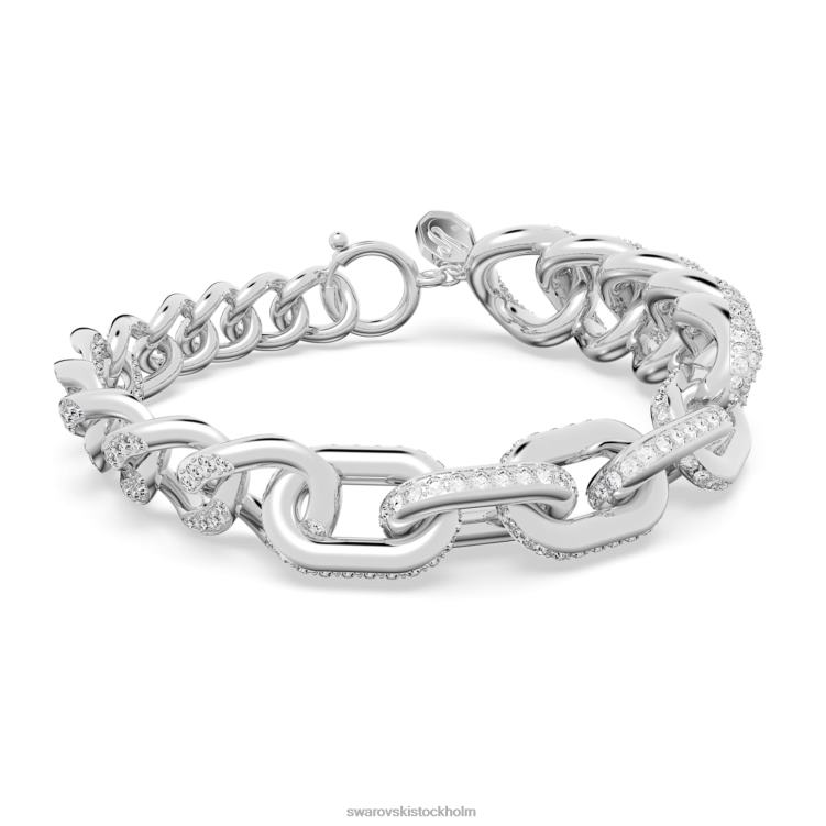 Swarovski dextera armband P28L431 Smycken pave, vit, rodiumpläterad