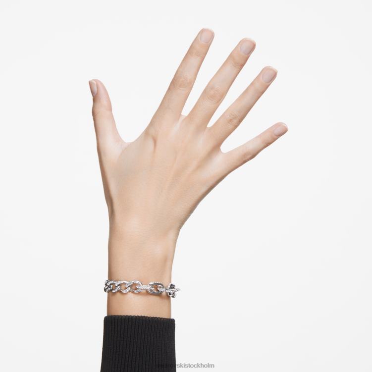 Swarovski dextera armband P28L431 Smycken pave, vit, rodiumpläterad