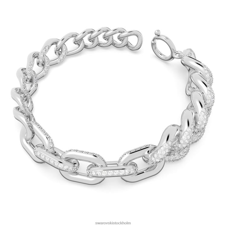 Swarovski dextera armband P28L431 Smycken pave, vit, rodiumpläterad