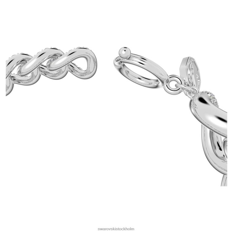 Swarovski dextera armband P28L431 Smycken pave, vit, rodiumpläterad