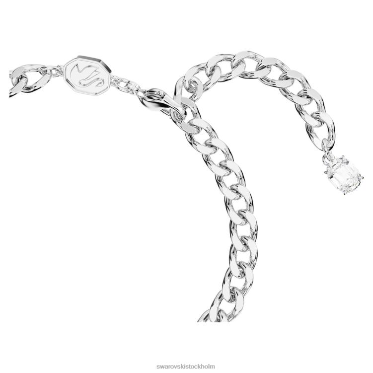 Swarovski dextera armband P28L453 Smycken blandade snitt, vita, rodiumpläterade