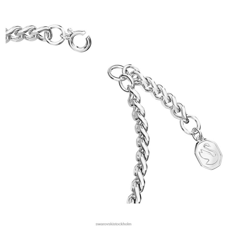 Swarovski fars dag - pappa armband P28L470 Smycken vit, rodiumpläterad