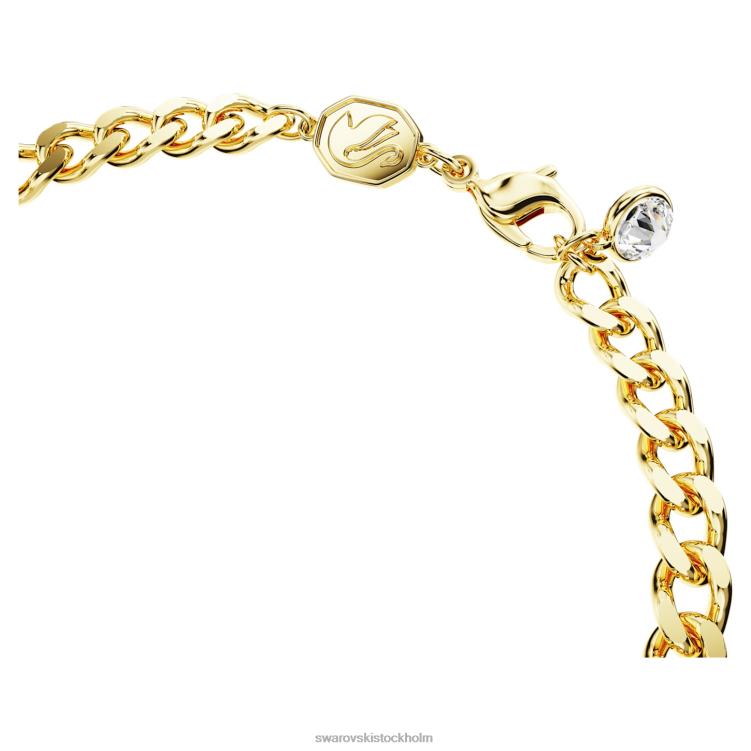 Swarovski idyllia armband P28L459 Smycken nyckelpiga, röd, guldfärgad
