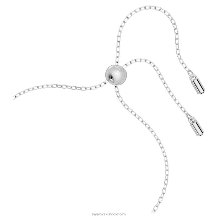 Swarovski ihåligt armband P28L462 Smycken förreglingsögla, blå, rodiumpläterad