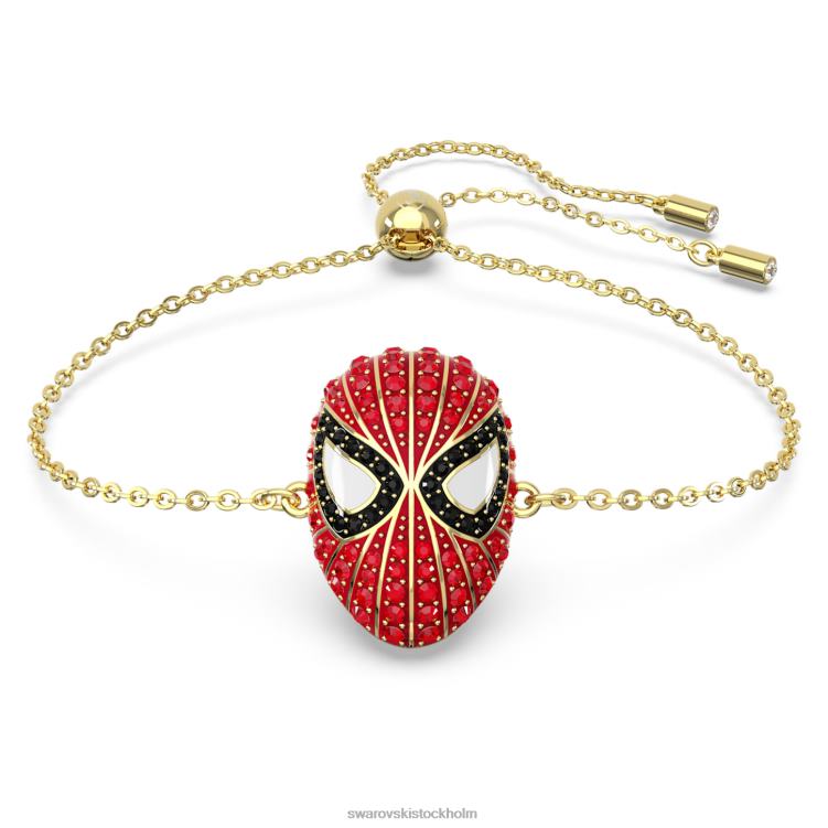 Swarovski marvel spider-man armband P28L429 Smycken röd, guldfärgad