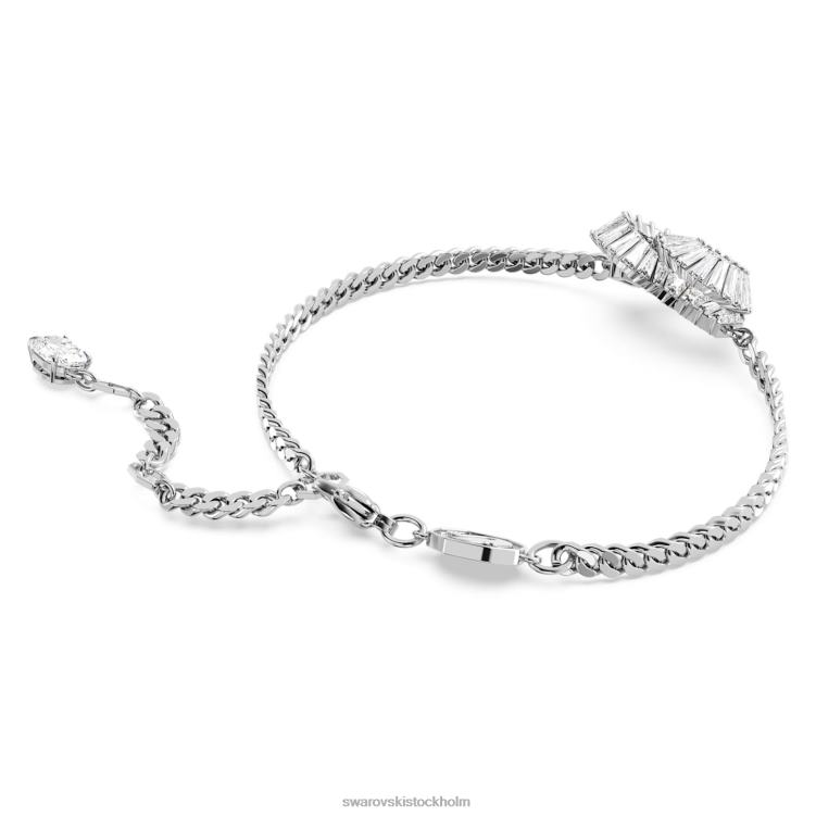Swarovski matris armband P28L440 Smycken hjärta, vit, rodiumpläterad