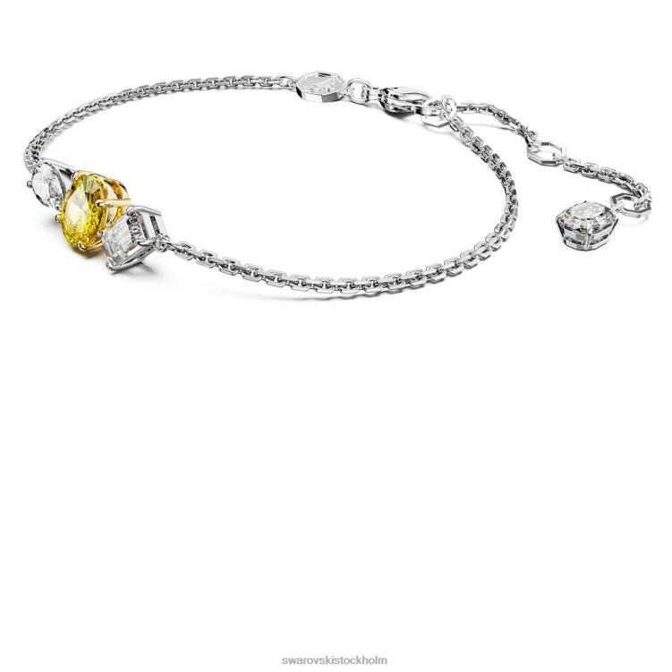 Swarovski mesmera armband P28L456 Smycken blandade skärningar, gul, blandad metallfinish