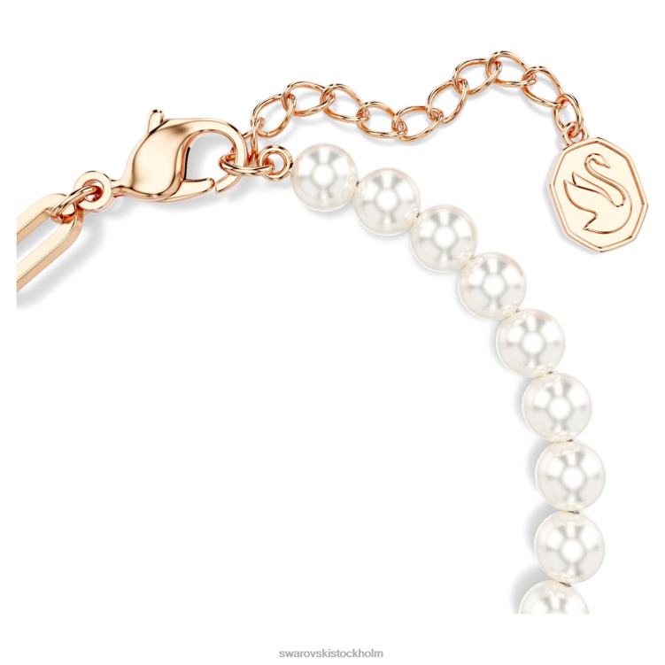 Swarovski teddy armband P28L454 Smycken björn, rosa, roséguld pläterad