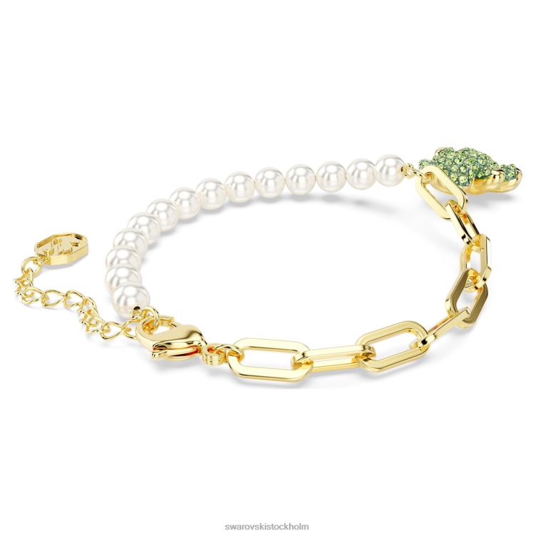 Swarovski teddy armband P28L455 Smycken björn, flerfärgad, guldfärgad