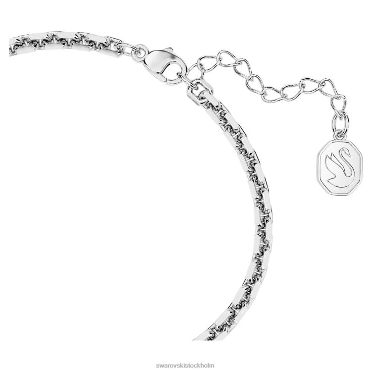 Swarovski volta armband P28L433 Smycken hjärta, vit, rodiumpläterad