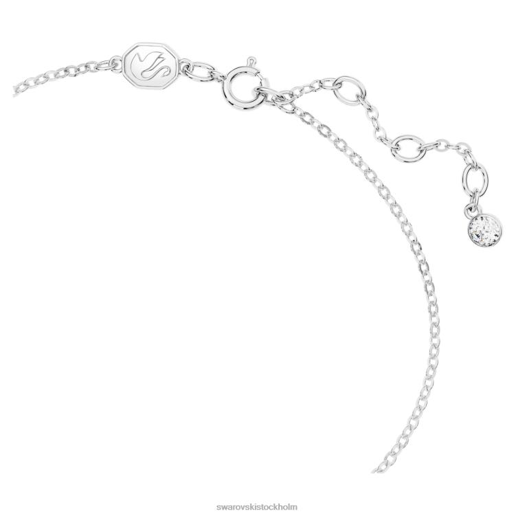 Swarovski volta armband P28L442 Smycken rosett, vit, rodiumpläterad