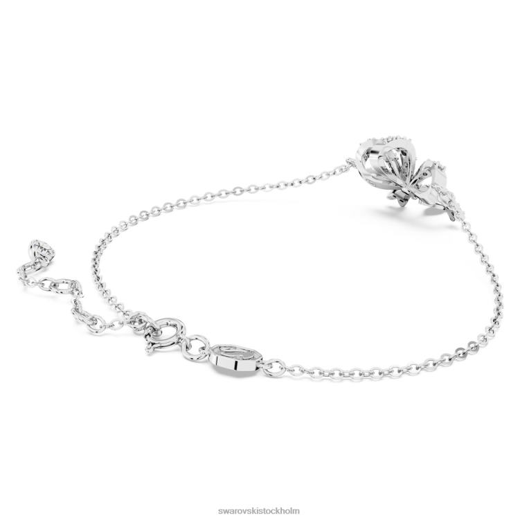 Swarovski volta armband P28L442 Smycken rosett, vit, rodiumpläterad