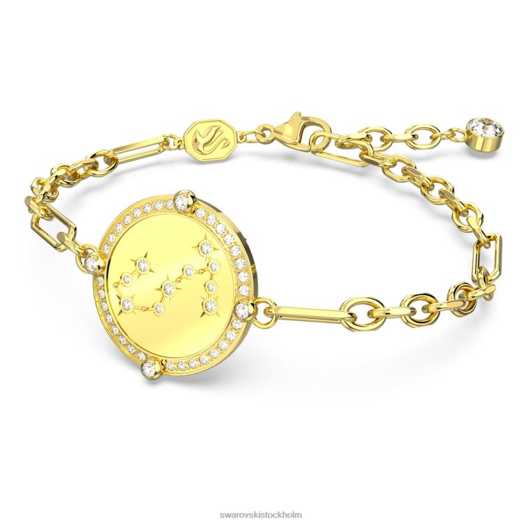 Swarovski zodiac armband P28L436 Smycken skorpion, guldton, guldfärgad