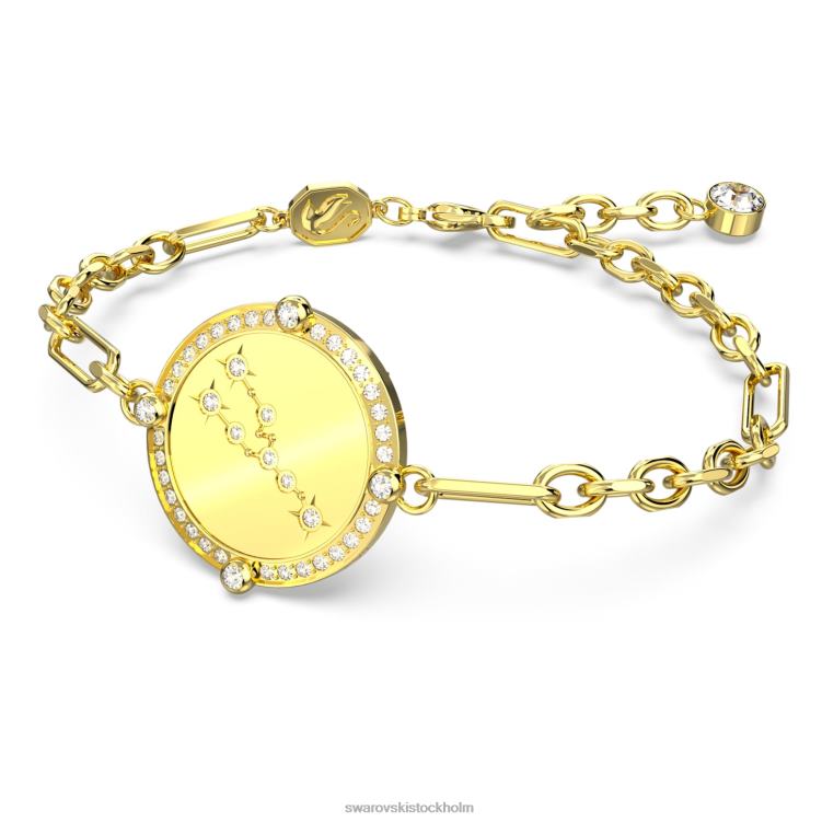 Swarovski zodiac armband P28L444 Smycken taurus, guldton, guldton pläterad