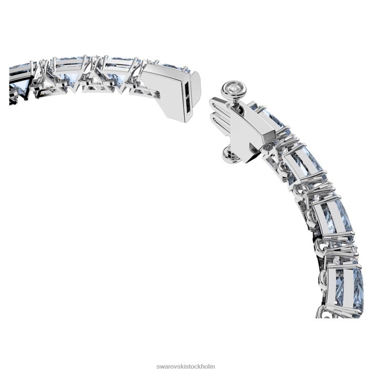 Swarovski Ortyx armband P28L558 Smycken triangelskuren, blå, rodiumpläterad