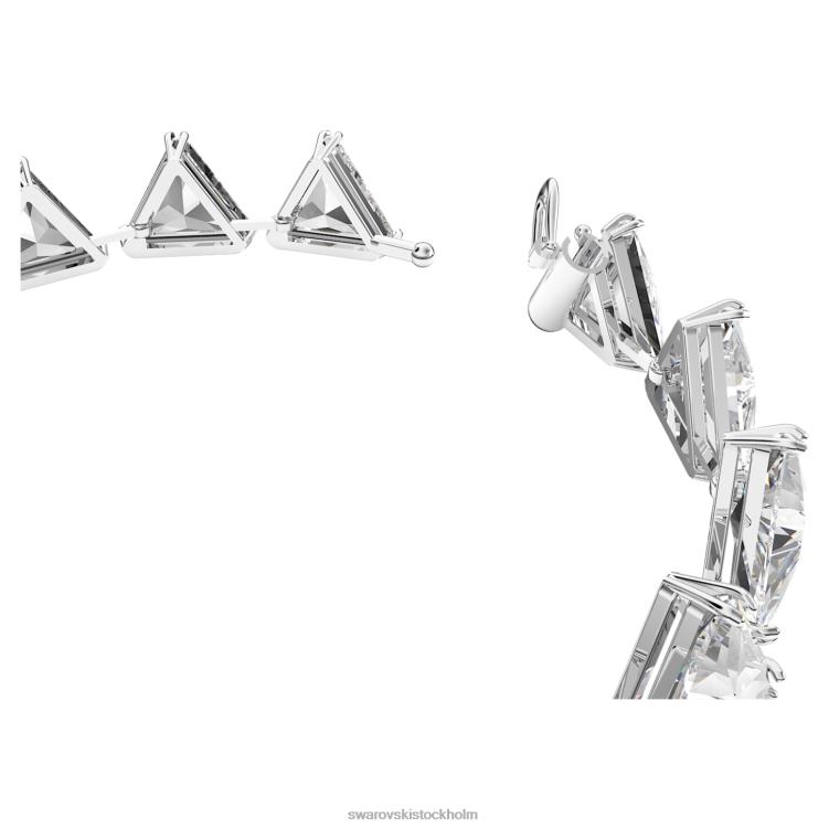 Swarovski Ortyx armband P28L570 Smycken triangelskuren, vit, rodiumpläterad
