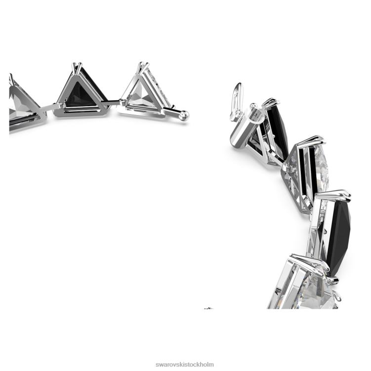 Swarovski Ortyx armband P28L581 Smycken triangelskuren, svart, rodiumpläterad